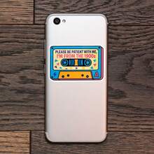 1张“请耐心等待，我来自1900年代”贴纸，趣味磁带笔记本电脑贴纸，复古90年代混音带黑胶唱片贴纸，千禧一代礼物，防水易撕水瓶贴纸，复古磁带保温杯贴纸，潮流怀旧笔记本贴纸，送给90后学生的完美礼物，讽刺老灵魂汽车贴纸，易贴复古笔记本电脑黑胶唱片贴纸，趣味1900年代幽默水瓶贴纸，可爱磁带笔记本装饰，80年代90年代美学保温杯黑胶唱片贴纸，送给千禧一代和X世代的理想礼物 - S1798 - 查看 6