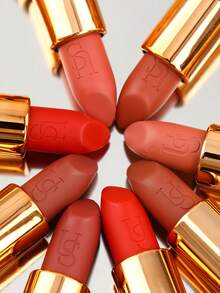 Son lì USHAS, lâu trôi, chống thấm nước, chất son satin mềm mịn, lớp finish lì như nhung, ánh vàng óng ánh, phù hợp với mọi tông da. - #04 - Xem 6