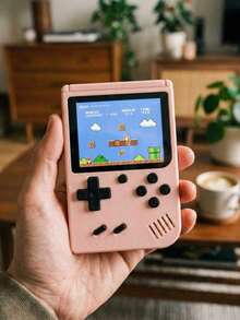 SN-380 Arcade Games Handheld 3.0 "Two-Player Console Blue /BL867 Handheld Console Two-Player Console Mini Two-380 Models - Pink - View 6