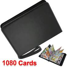 For Trading Cards Album Folder 1080 Pockets Card Binder Holder Gifts - Black - View 9