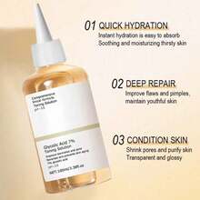Glycolic Acid Toner, Reduces Blemishes And Closed Comedones, Moisturizing And Nourishing Facial Toner, Exfoliating Facial Toner, Pore-Tightening Toner, Smooths Skin, Evens Skin Tone, Moisturizing Formula - Be - Xem 3