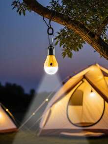 1pc/2pcs Battery Powered Camping Lantern, 3 Lighting Modes Outdoor Hanging Light, Portable Battery Operated LED Tent Light, Camping Accessories, Hanging Camping Lamp, Battery Lamp For Emergency, Hiking, Fishing, Camping (Batteries Not Included) - One Size - View 3