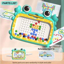 Children's Animal Magnetic Drawing Board, Magnetic Painting Board, Concentration Training Educational Toy, Suitable For Puzzle Education, Creative DIY, Back To School Essential Gift For Boys And Girls - Multicolor - View 10