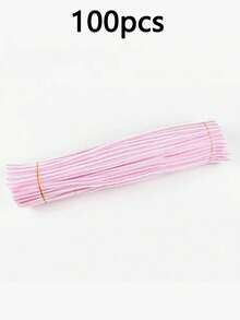 100pcs Mixed Color Felt Cleaning Sticks, Suitable For Handicrafts And DIY Projects, 2-Color Twisted Pipe Cleaning Stick Set, Flower Pipe Cleaning Stick Set - Multicolor - View 15