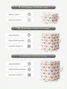 1 túi đựng đồ cỡ lớn kiểu dáng con lười màu trắng, chất liệu dày dặn, bền chắc, chống thấm nước và chống bụi, tay cầm dày dễ gấp gọn, thích hợp cho ký túc xá sinh viên, đựng đồ dùng và sắp xếp nhà cửa hàng ngày. - trắng - Xem 10