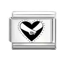 1件装DIY模块化手链，饰有星星、月亮、爱心和宠物眼睛元素，适合作为派对礼物送给朋友/情侣，适用于圣诞节、新年、万圣节、情人节等节日，设计精美，不锈钢材质。 - M294165 M294166 - 查看 19