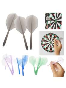 1pc High Transparency Whole Dart Tail, Anti-Deformation Design, Improve Shooting Accuracy - Multicolor - View 7
