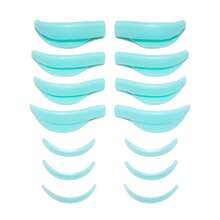 7 Pairs L Curl Silicone Eyelash Perm Pads Sticky Lashes Rod Shield Lifting 3D Eyelash Curler Accessories Makeup Tool - Multicolor - View 8