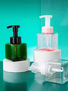 Foaming Bottle, Pump Lotion Bottle, Foam Soap Dispenser, Face Wash Refillable Bottle, Shampoo Foaming Bottle, Pump Dispenser Bottle - Multicolor - View 2