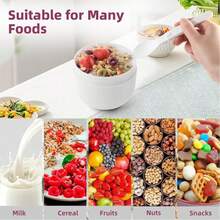 1 Set Overnight Oats Container With Lid, Portable Breakfast Cup & Soup Bowl, 21.12 Oz, Includes Plastic Spoon, Reusable, PP Microwave , For Overnight Oats Or Oatmeal Breakfast, Suitable For School, Office, Camping (Random Color) - Multicolor - View 8