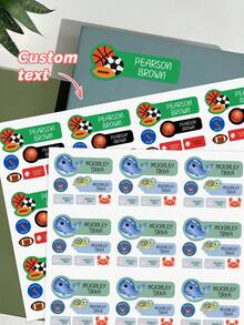 Customized Daycare Labels, School Supplies Stickers, Waterproof Labels, Personalized Name Labels, Back To School Labels, Reusable - Multicolor - View 10