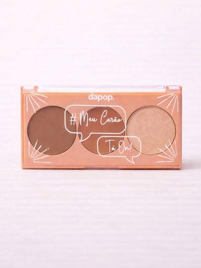 Kit Trio De Contorno Iluminador Blush Tropical Skin - Dapop