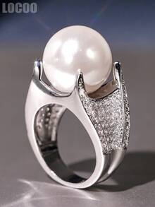 1 PC Fashion Cubic Zirconia Ring For Women For Wedding Engagement Anniversary Party Jewelry Valentine's Day Gift - 2# - View 9