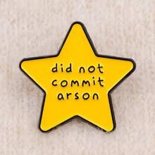 'your Did It' Star Quotes Enamel Pin Funny Phrase Brooch Pines Lapel Pins Badge On Backpack Clothing Accessories Jewelry Gifts - Yellow - View 9