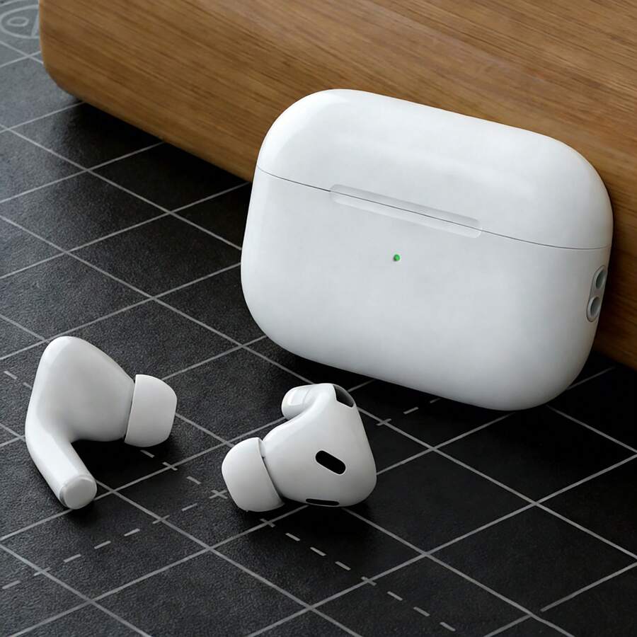 Auriculares inalámbricos, auriculares Bluetooth verdaderamente inalámbricos - compatibles con Apple y Android, con micrófono incorporado, resistentes al sudor, color blanco - Multicolor - Ver 1