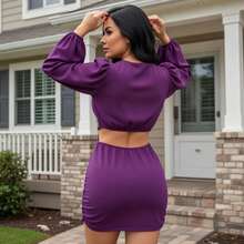 WE SHINE Women Dresses - Màu tím - Xem 2