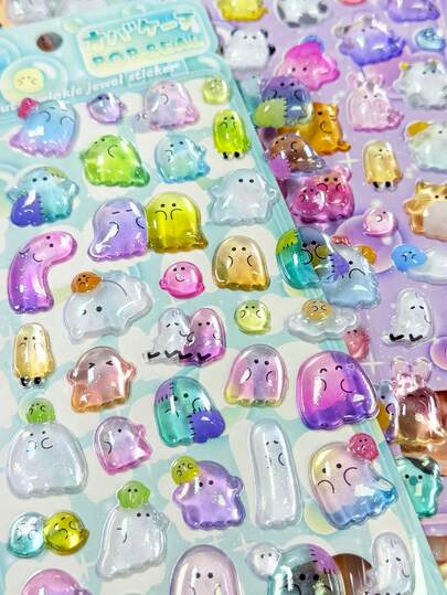 新款网络红人同款电脑笔记本卡通装饰贴纸，打造您的专属风格