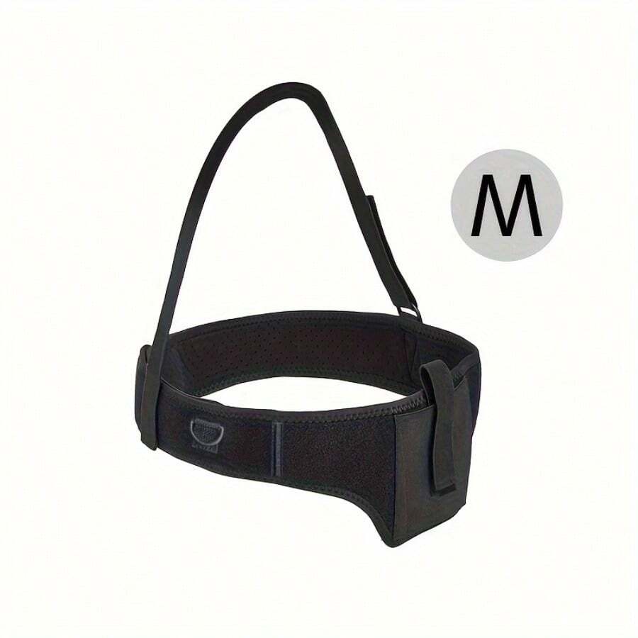 Cubidupi 1pc Black Rubber Quick Pull Shoulder Holster, Concealed Carry Belly Band For Men/Women, Fits 9mm, Compact, G-Series, LCP, LC9, Sig P365 - Fastener-Free Adjustment, Safety Strap - M - View 1