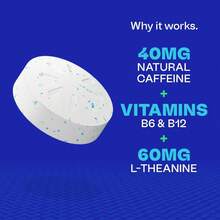 VPOAJ Energy Caffeine Gum/Mints For Energy & Focus (90 Pieces) - Sugar-Free With L-Theanine, Caffeine, Vitamin B12 & Vitamin B6 - Peppermint Flavor - Một - Xem 2