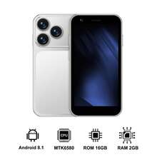 SERVO 18SE Mini Smartphone, Android 8.1, 2GB+16GB, Dual SIM, 3.0" Display, Dual Camera, MTK6580 3G WCDMA, Lightweight Compact Smartphone - Silver - View 16