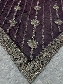 Heavy Designer Traditional Saree, Cultural Wear For Women - Multicolor - View 3