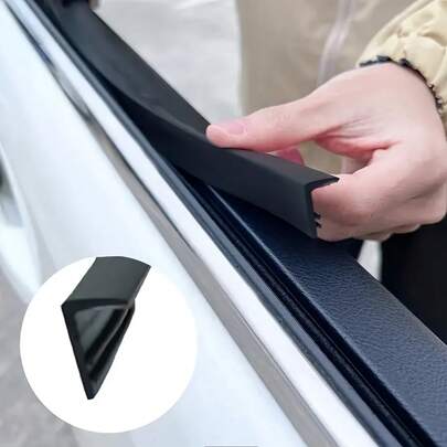 39.37 Inches X 4 Rolls 7-Type Car Window Seal Strip - Side Window Rubber Seal, Waterproof Design, Easy Installation, Fits Most Vehicles, Protects Windows, Fashionable Appearance, Flexible Material
