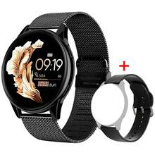 2025新款1.28英寸高清屏女士智能手表，多功能智能手表，支持AI语音助手/通知提醒/无线通话，健身追踪器，带天气预报/计步器/运动管理功能，时尚设计，母亲节礼物 - 彩色 - 查看 11