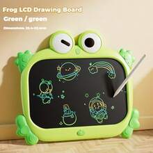 10英寸液晶手写绘画板，益智生日礼物，液晶电子涂鸦板 - 可爱螃蟹造型，兼容触控笔，生日/圣诞礼物，派对礼品，可重复使用，一键擦除，寓教于乐，缓解压力 - 多色畫板 - 查看 9