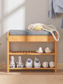 SoBuy Shoe Rack FSR49-N - Brown - View 2