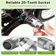 Bicycle Crank Puller Set For Square Taper Spline Crank Arms Steel Construction Multi Compatible - Multicolor - View 9