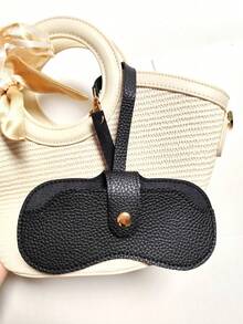 1/2pcs Glasses Organizer Bag,Portable Sunglasses Storage Pouch,Fashionable Versatile Eyeglass Holder, Glasses Case For Women, Travel Sunglasses Protective Cover,Travel-Friendly, Design Travel Essentials Travel Accessories Travel Must Haves - 彩色 - 查看 6