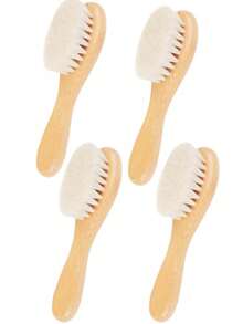 3件套婴儿护理刷梳套装 - 婴儿头皮护理刷、按摩发刷、木梳，适合幼儿、新生儿和婴儿 | 婴儿用品登记礼物 - 彩色 - 查看 23