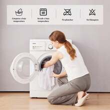 1 Pieza Cubre Colchón Impermeable de 3Capas(Sin Funda de Alohada)Protección Completa Transpirable,Antideslizante y Fácil de Lavar Ideal para Hogares y Alojamientos para Colchón Individual Matrimonial Queen King,Color Gris - Blanco - Ver 6