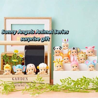 3.5英寸随机款Sonnny Angels娃娃，Sonnny Angel系列包括动物系列、樱花系列、钥匙扣系列、夜光系列，可用作收藏装饰品、室内装饰、卧室装饰、汽车装饰、节日装饰、婚礼装饰，也适合作为生日、情人节、圣诞节、婚礼派对等场合送给女孩的小礼物和惊喜。