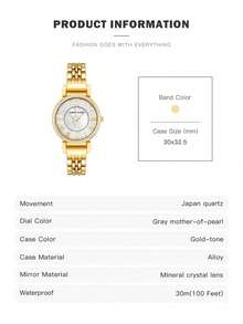 Anne Klein Women's Bracelet Watch, Classic Ladies Watch With Stainless Steel Strap, Women's Formal Watch, Women's Round Watch - Gold - View 5