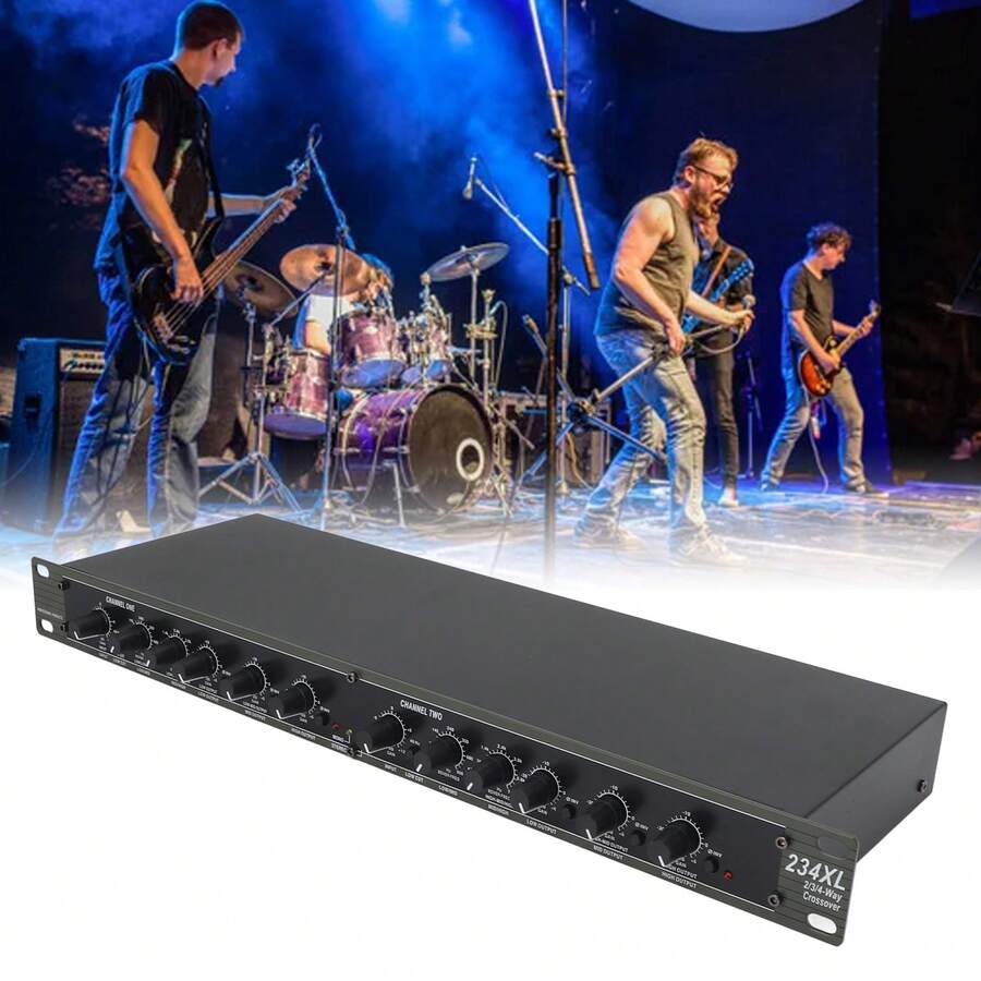 234XL Crossover Professional Stereo 2/3 Way Mono 4 Way Crossover for Outdoor Stage Performance - Tipo de Enchufe A USA (110-127V) - Ver 1
