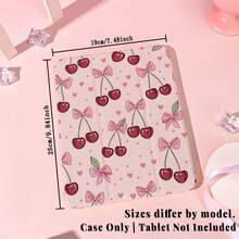 1 Peça Capa Protetora com Slot para Caneta, Suporte Magnético Multi-Ângulo com Modo Dormir/Despertar Automático, Capa de Tablet Kawaii Compatível com Pro/Air/Compatível com Samsung Galaxy A9/S9/S7/S10+/Compatível com XIAOMI Pad/5/6/7 - Multicolorido - Visão 10