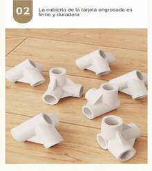 Armario de almacenamiento sencillo para el hogar, armario de dormitorio a prueba de polvo. - Blanco - Ver 4