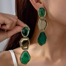 Últimos aretes de declaración de estilo de vacaciones exagerado y de moda - Multicolor - Ver 6