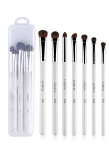 Bộ 7 cọ trang điểm mắt cao cấp bằng sợi tổng hợp, dùng cho phấn mắt, che khuyết điểm, kẻ mắt, kẻ lông mày, tán màu và bắt sáng. - Nhiều màu - Xem 9