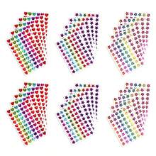 5 miếng dán mini hình hoa, sao, trái tim hiệu ứng hologram, mỗi miếng kích thước 0.6x0.6 inch, thích hợp dùng cho văn phòng phẩm, sổ lưu niệm, phần thưởng học sinh, tự làm bao bì quà tặng, thiệp, phong bì, trang trí tạp chí, trang trí tiệc lễ hội, miếng dán PVC. - 5 Miếng dán graffiti laser - Xem 4