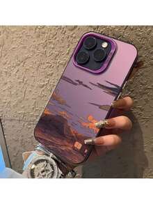 Diseño de patrón de puesta de sol Tarde Puesta de sol Funda para for  16 Pro Max Funda resistente a golpes 15/14 Plus/13 Creativa 12/11Pro Case - Multicolor - Ver 4