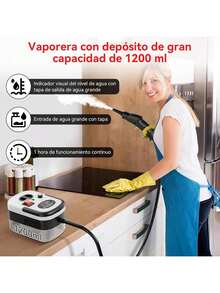Limpiador de vapor de mano eléctrico de alta presión 2500W Limpiador de vapor para la limpieza Limpiador de vapor portátil para coche Limpiador de vapor de alta temperatura US 110V - Tipo de Enchufe A USA (110-127V) - Ver 7