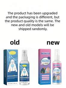 JUE FISH Spray antiestático para chaquetas de plumas, mantas de algodón y ropa del hogar, previene la electricidad estática en el cabello - Multicolor - Ver 4