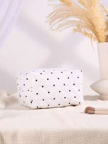 1pc Custom Name Embroider Cosmetic Bag Embroidered Name Toiletry Bag Light Convenient Large Capacity Toiletry Pouch Versatile Embroidery Customization Personalized Makeup Bag Custom Sanitary Napkin Storage Bag Travel Makeup Bag Embroidered Makeup Organizer Pouch Monogrammed Toiletry Bag Bridal Bridemaids Gift - Multicolor - View 9