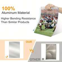 2D Flat, One Piece Retro Olive Ball Game Metal Wall Decoration - White And Blue Nostalgic Sports Decor, Suitable For Men's Cave, Game Room, Sports Bar, Office - Pre-Drilled For Easy Hanging - No Electricity Required - Perfect Olive Ball Fan Gift (20x 30cm 8x12inch ), Classic Design Artwork - Multiple - View 4