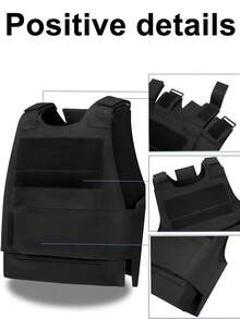 1 Stück 5-Farben Einstellbare Taktische Weste, Outdoor Schutzausrüstung, Hartschalen Training Schutzweste. Einstellbare Outdoor Weste, geeignet für leichte Outdoor Ausrüstung. Geeignet für Wandern, Klettern, Training, Radfahren, Trekking. Unisex. - Verschiedenfarbig - Übersicht 4