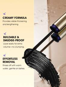 HEXZE 360°精准睫毛膏 | 纤长浓密 | 防水防晕染 5克 - 黑色 - 查看 2