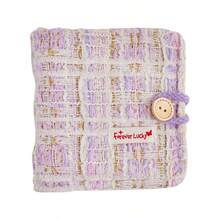 Mini 3-Inch Card Album With 20 Pages, Tweed Idol Card Holder, Mini Instant Camera Photo Album, Portable Loose-Leaf Folder, High-Quality Idol Fangirl Compact Card Case, Precise Metal Loose-Leaf Clasp, 1:1 Idol Visuals Personal Collection - Multicolor - View 8