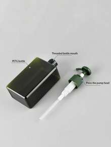 1个可重复灌装旅行装瓶，创意小型空泵瓶，适用于洗手液、沐浴露、洗发水，大容量乳液分配器，旅行皂液泵，浴室，水槽，淋浴，洗手液，洗发水，沐浴露，可重复灌装泡沫容器，透明塑料瓶，适用于沐浴露泵瓶，家居浴室用品。 - 彩色 - 查看 9